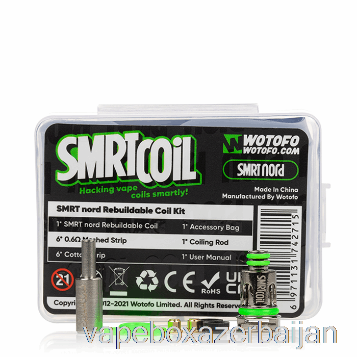 Vape Azerbaijan Wotofo SMRT Rebuildable Coil Kit [NORD] Rebuildable Coil Kit